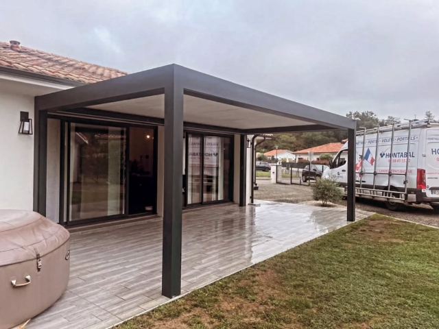 hontabal pergola bioclimatique landes 1