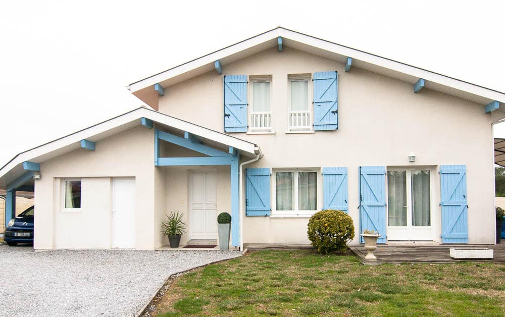 avant remplacement volets narrosse landes