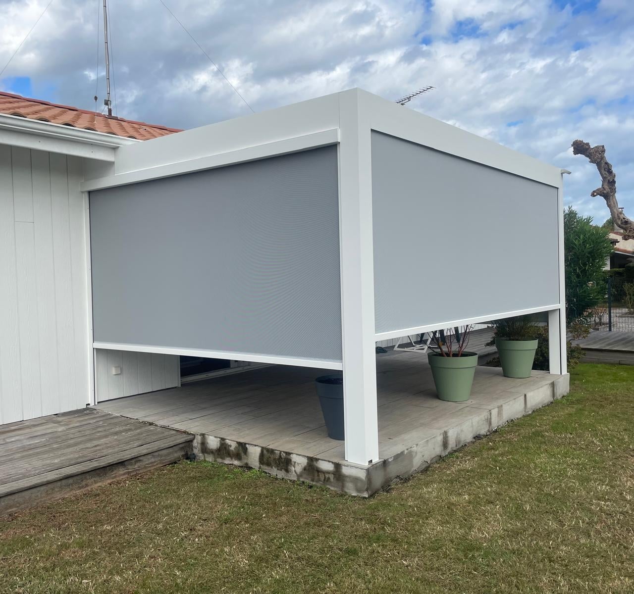 installation pergola bioclimatique à soustons (landes) 17
