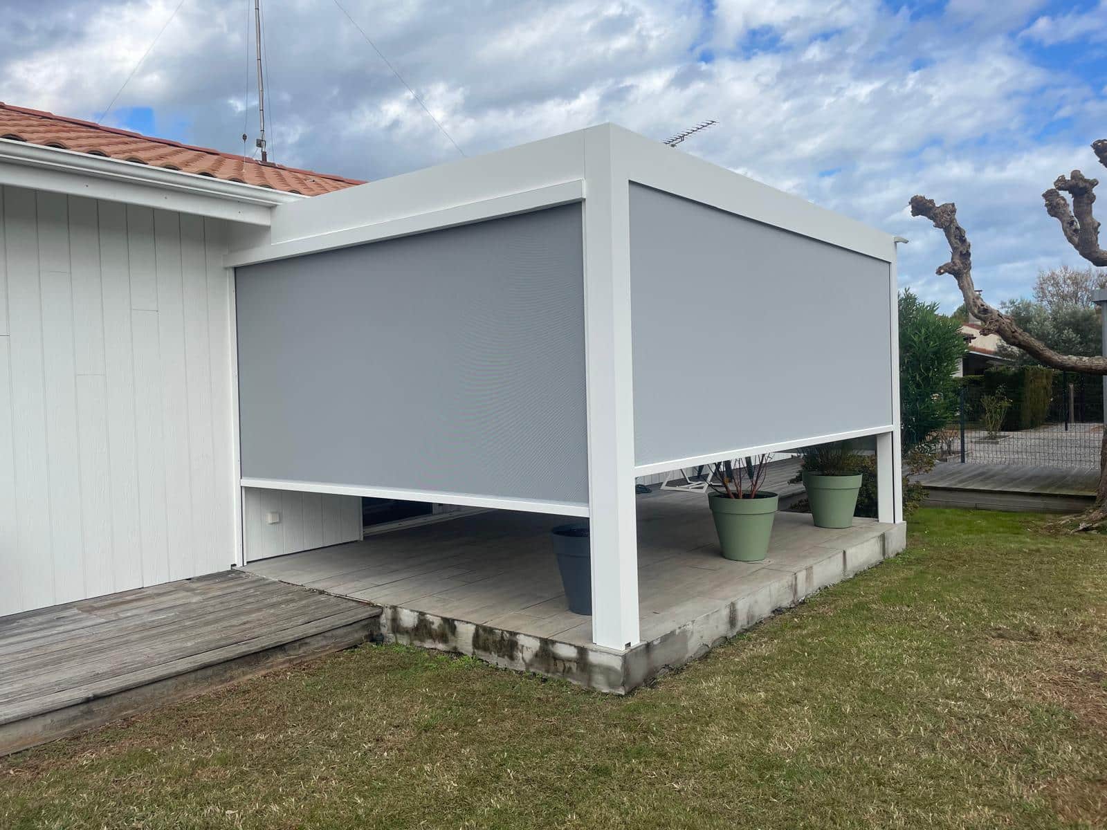 installation pergola bioclimatique à soustons (landes) 17