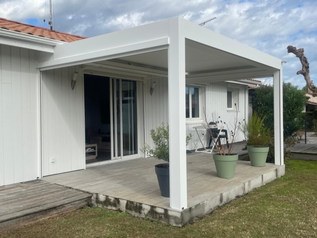 installation pergola bioclimatique à soustons (landes) 18