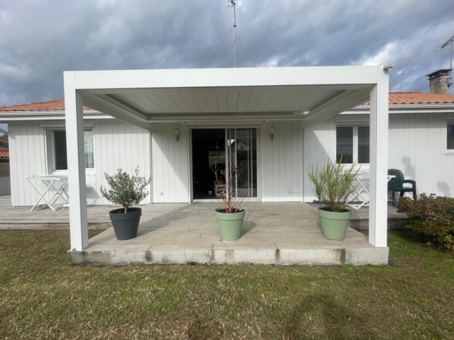 installation pergola bioclimatique à soustons (landes) 19