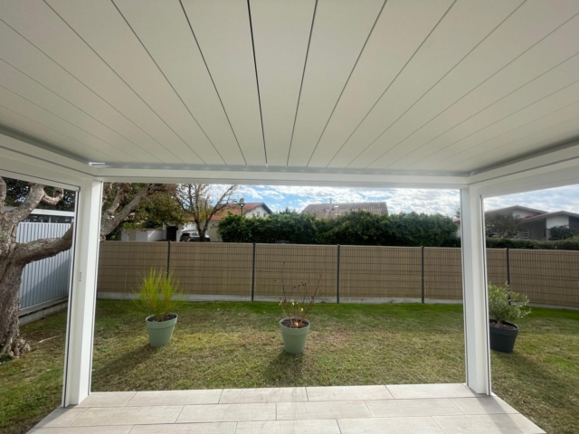 installation pergola bioclimatique à soustons (landes) 4