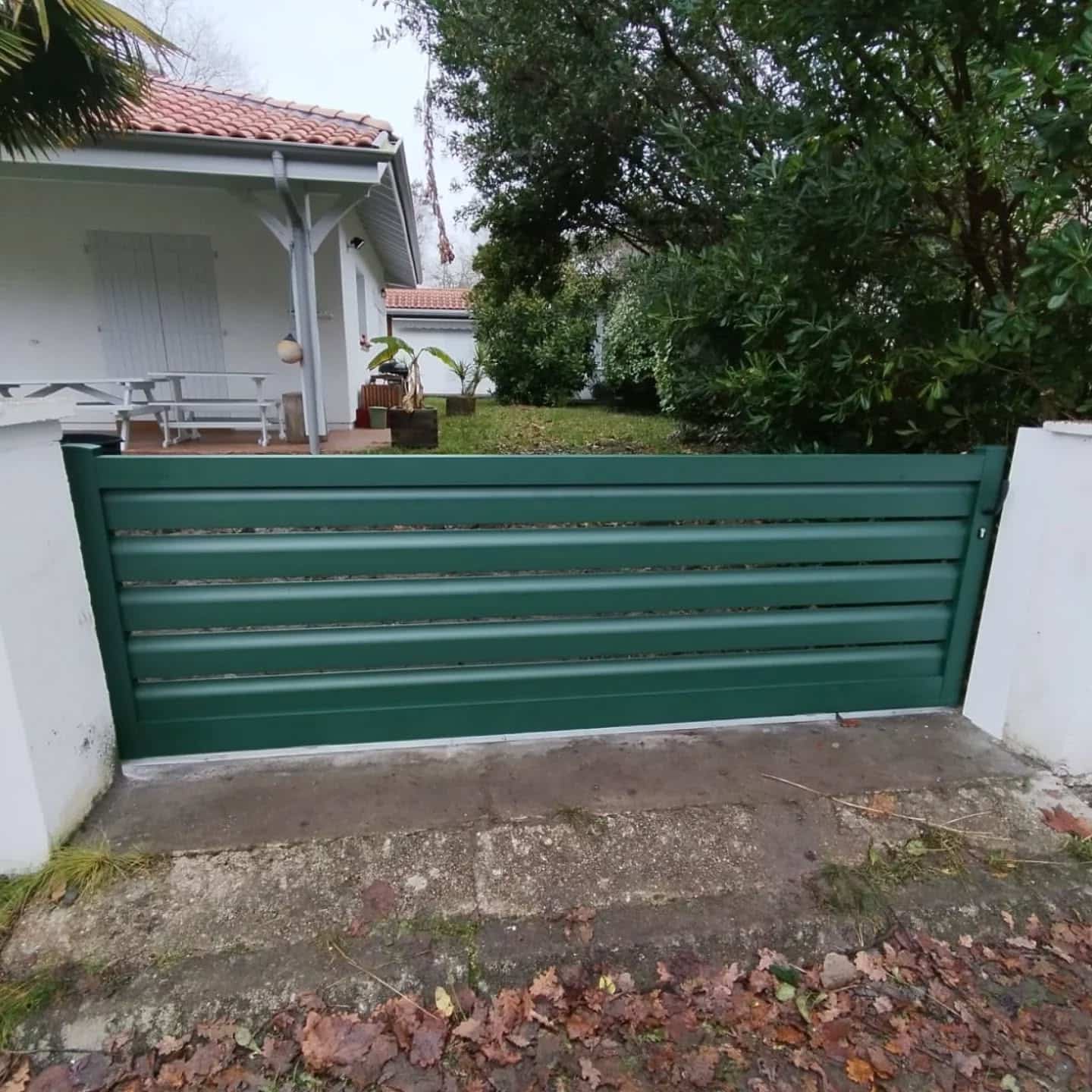 fabrication et pose portail messanges landes 1