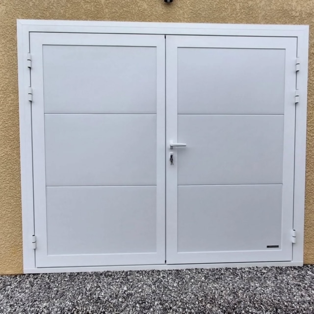 installation porte garage aludoor nousse landes 1