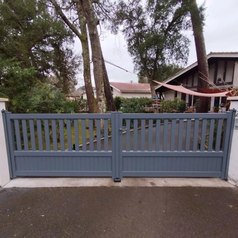 portail portillon littletown aluminium seignosse landes 1