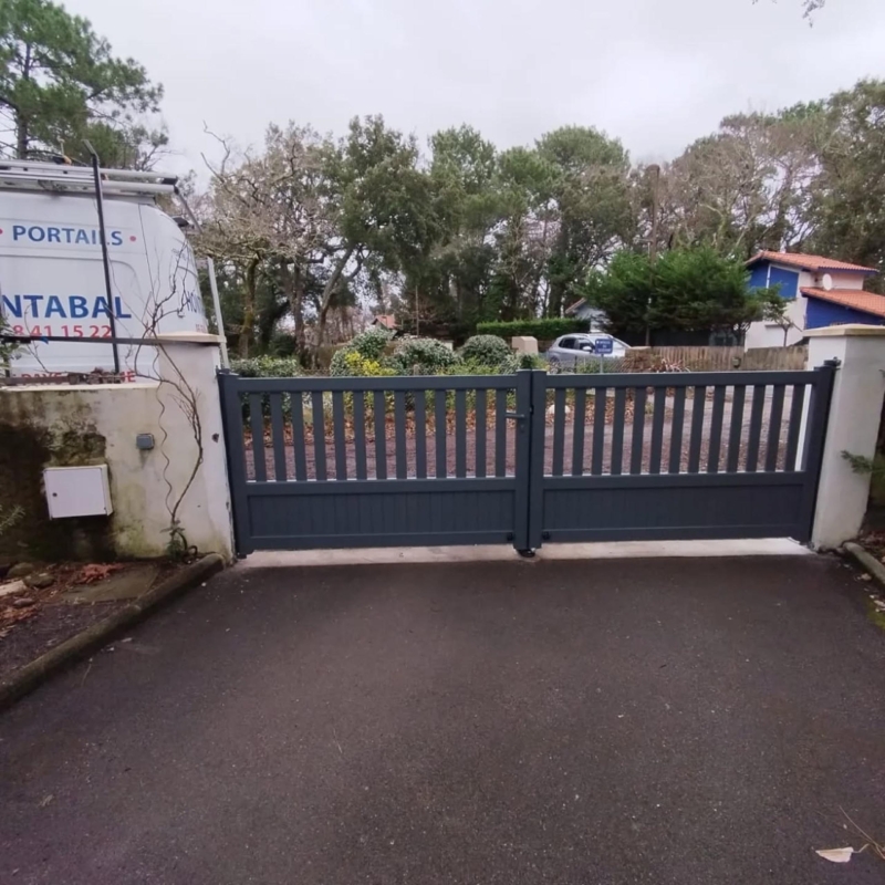 portail portillon littletown aluminium seignosse landes 2