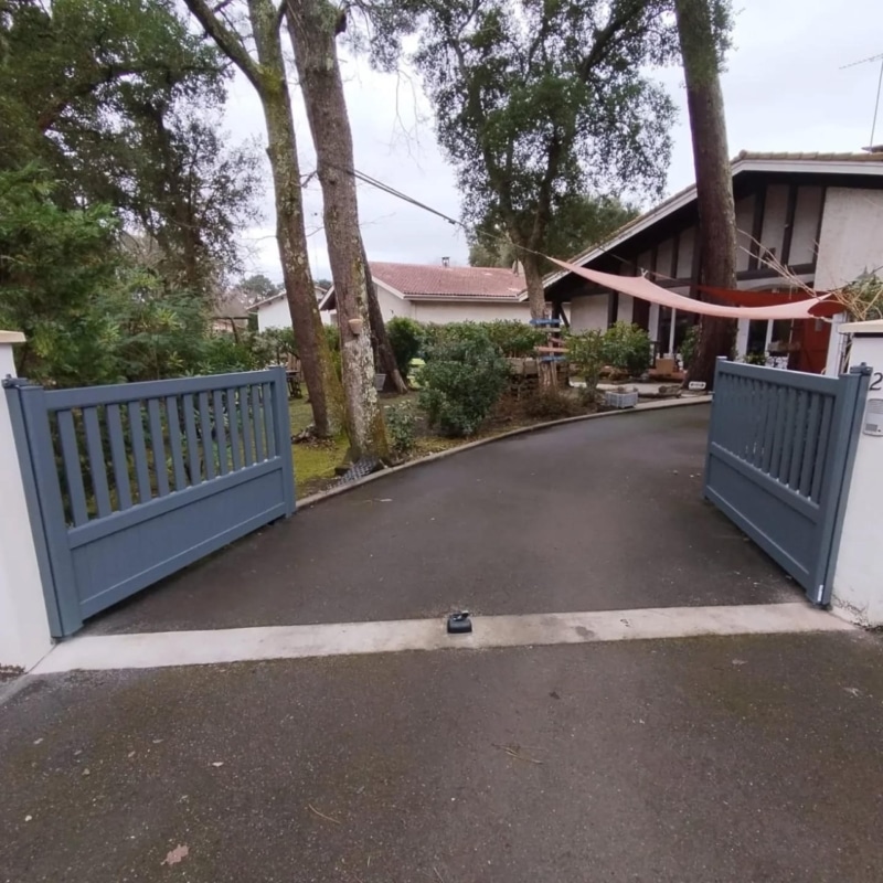 portail portillon littletown aluminium seignosse landes 3