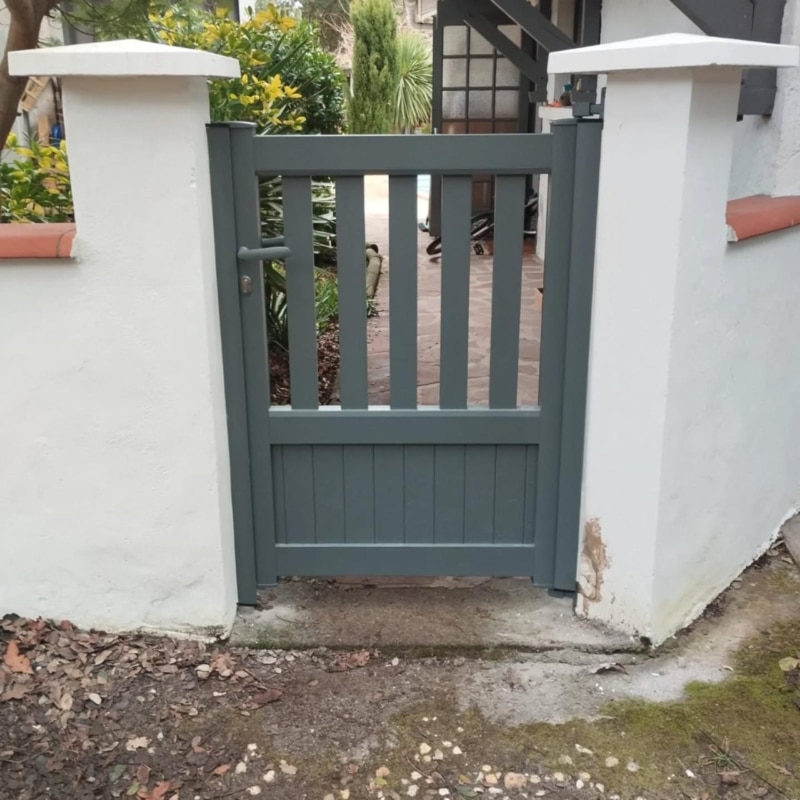 portail portillon littletown aluminium seignosse landes 4
