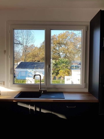 fenêtre sur mesure installée à hossegor