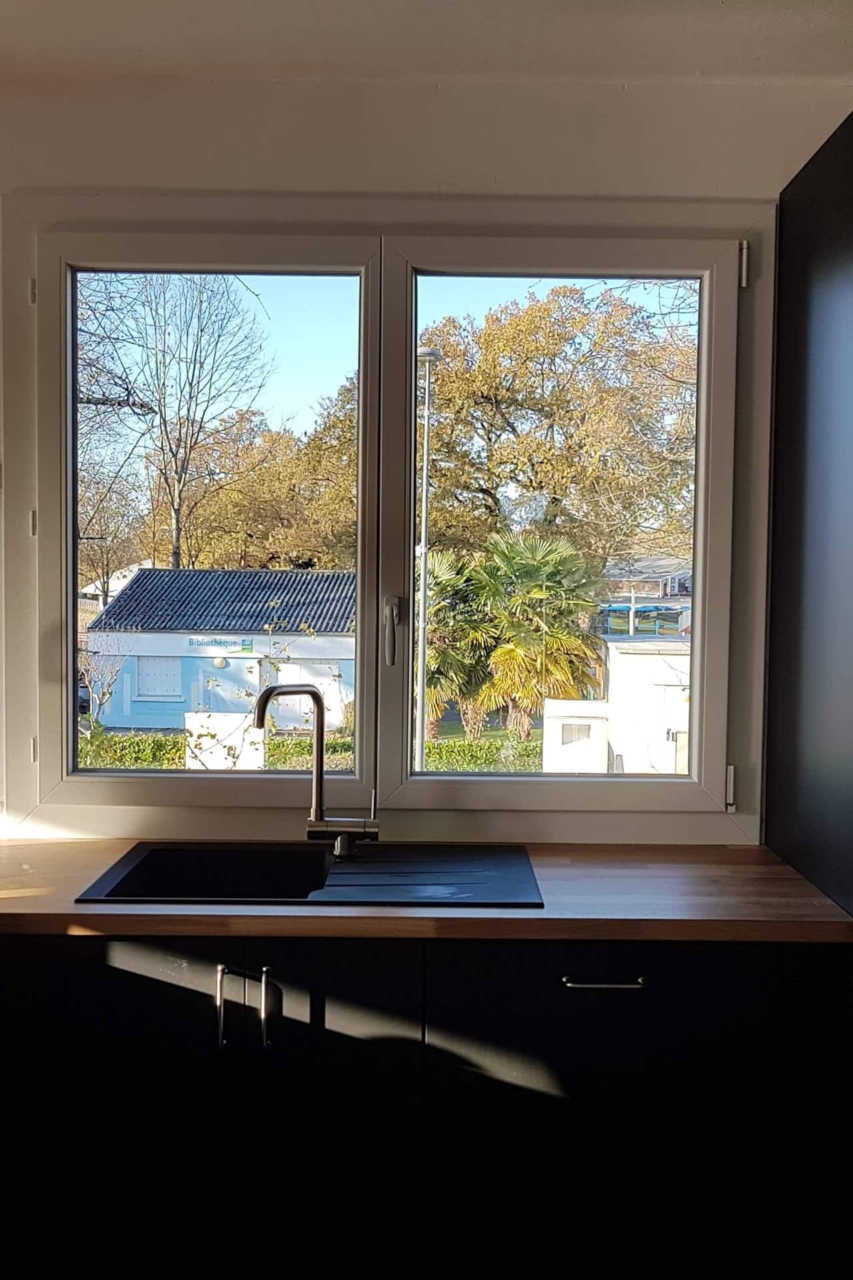 fenêtre sur mesure installée à hossegor