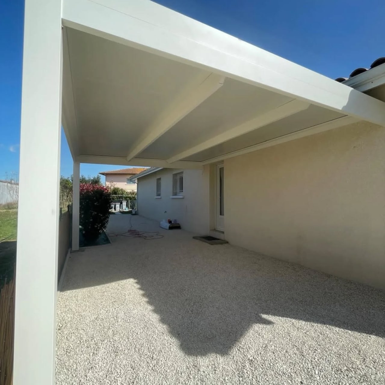 installation carport aluminium soustons landes 2