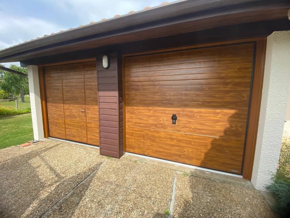 installation porte garage hossegor